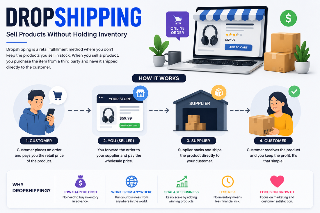 How Dropshipping Works in 2026: The Smart Way to Build an Online Store